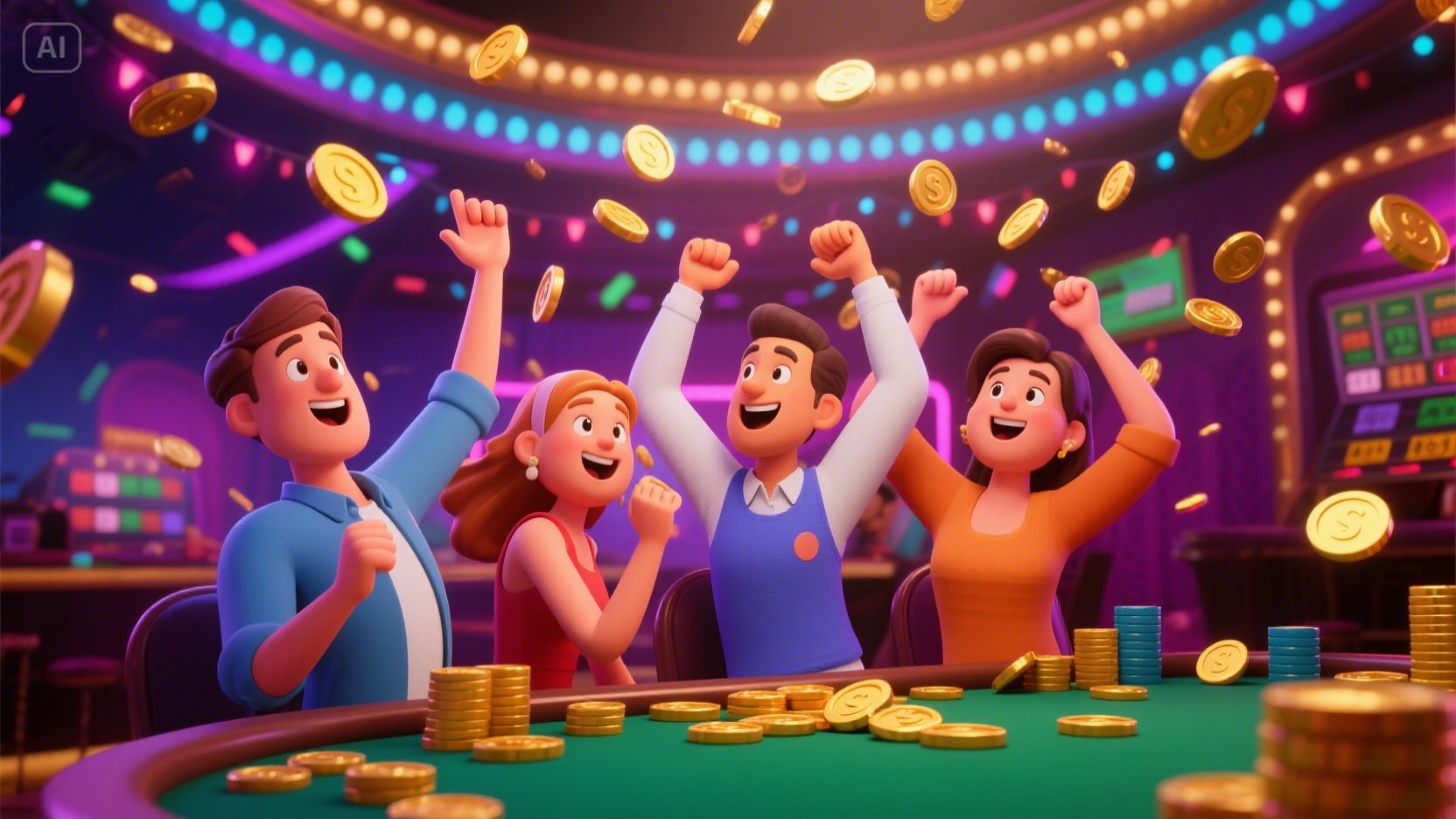 Casino Ovitoons Casino desktop and mobile interfaces